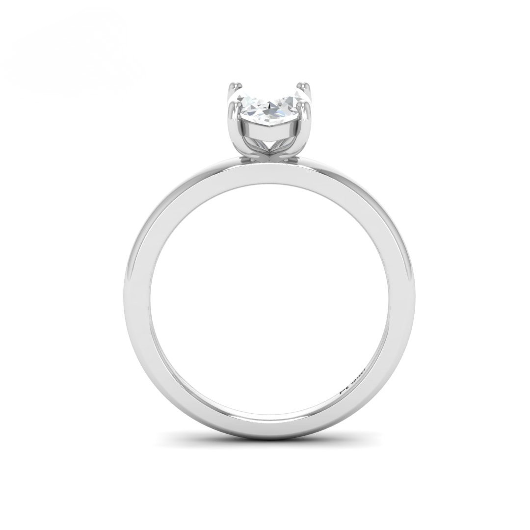 Anaya Solitaire Marquise Cut With Diamond Engagement Ring