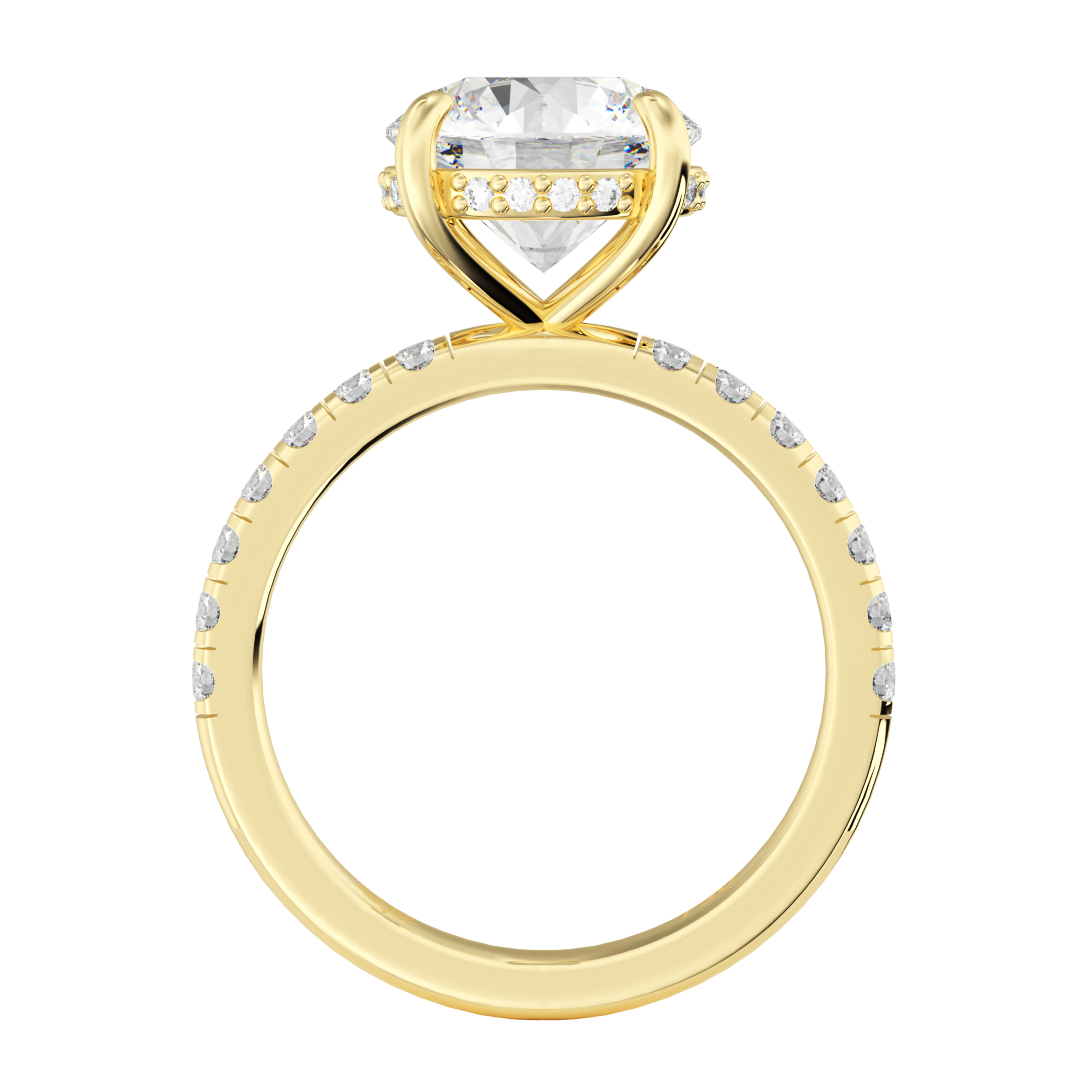 Beatrice Luminescence Round Diamond Ring