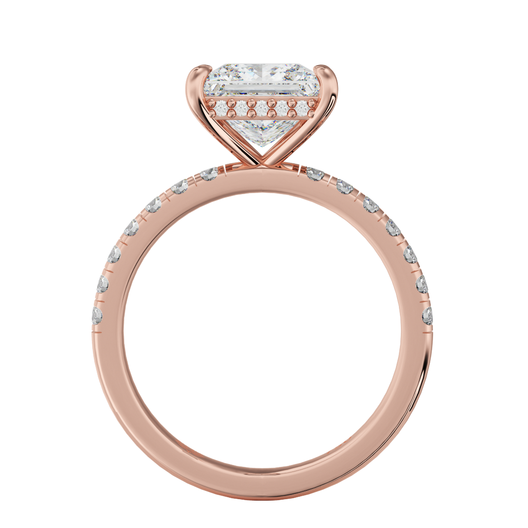 Aurelia Sovereign Princess Cut Solitaire Diamond Ring