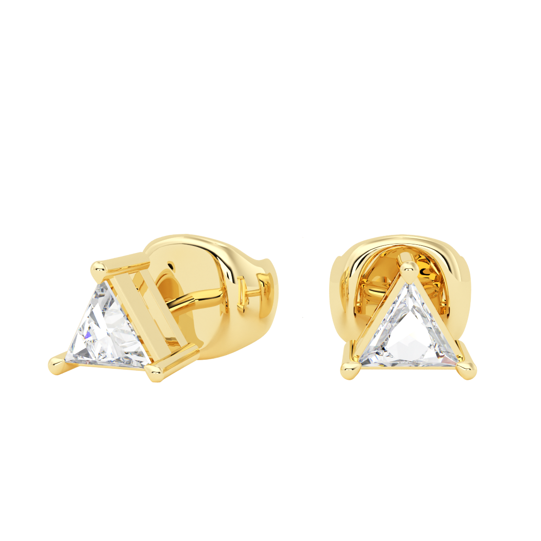 Yvette Trihedral Diamond Earrings
