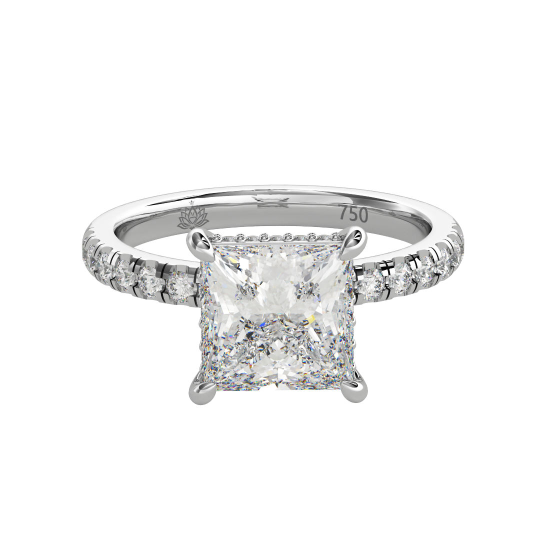Aurelia Sovereign Princess Cut Solitaire Diamond Ring