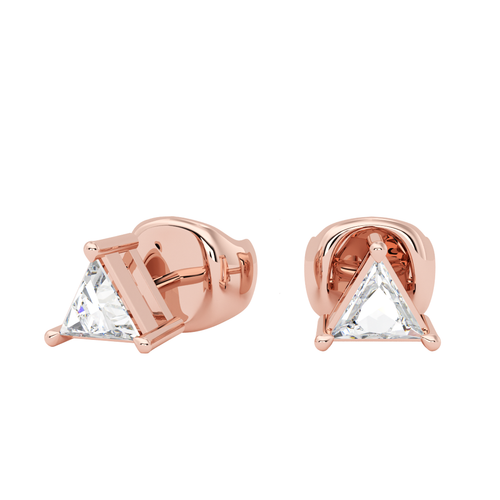 Load image 1 in gallery view. Yvette Trihedral Diamond Earrings