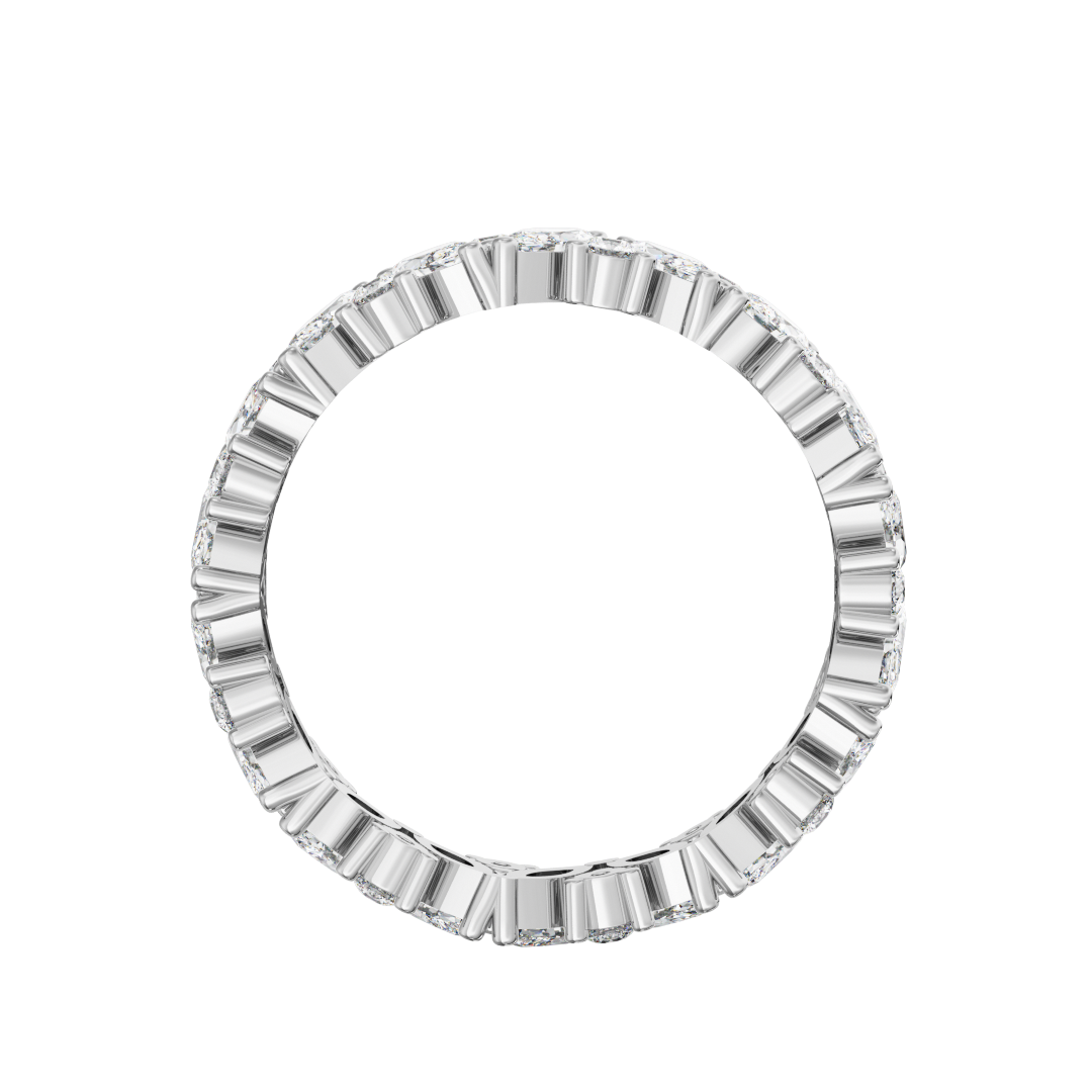 Béatrice Marquise & Round Cut Half Band