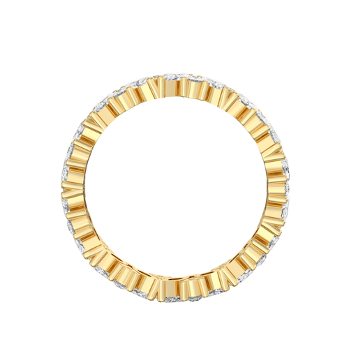 Load image 1 in gallery view. Béatrice Marquise & Round Cut Half Band