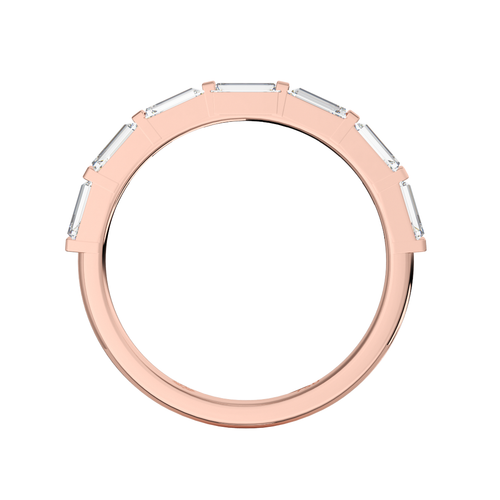 Load image 1 in gallery view. Theodora Baguette Cut Diamond Wedding Band