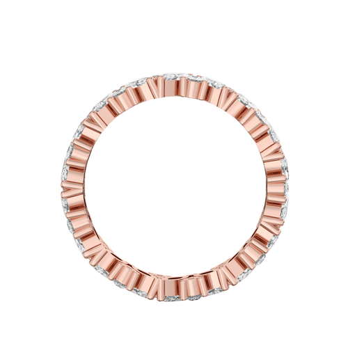 Load image 1 in gallery view. Béatrice Marquise & Round Cut Half Band