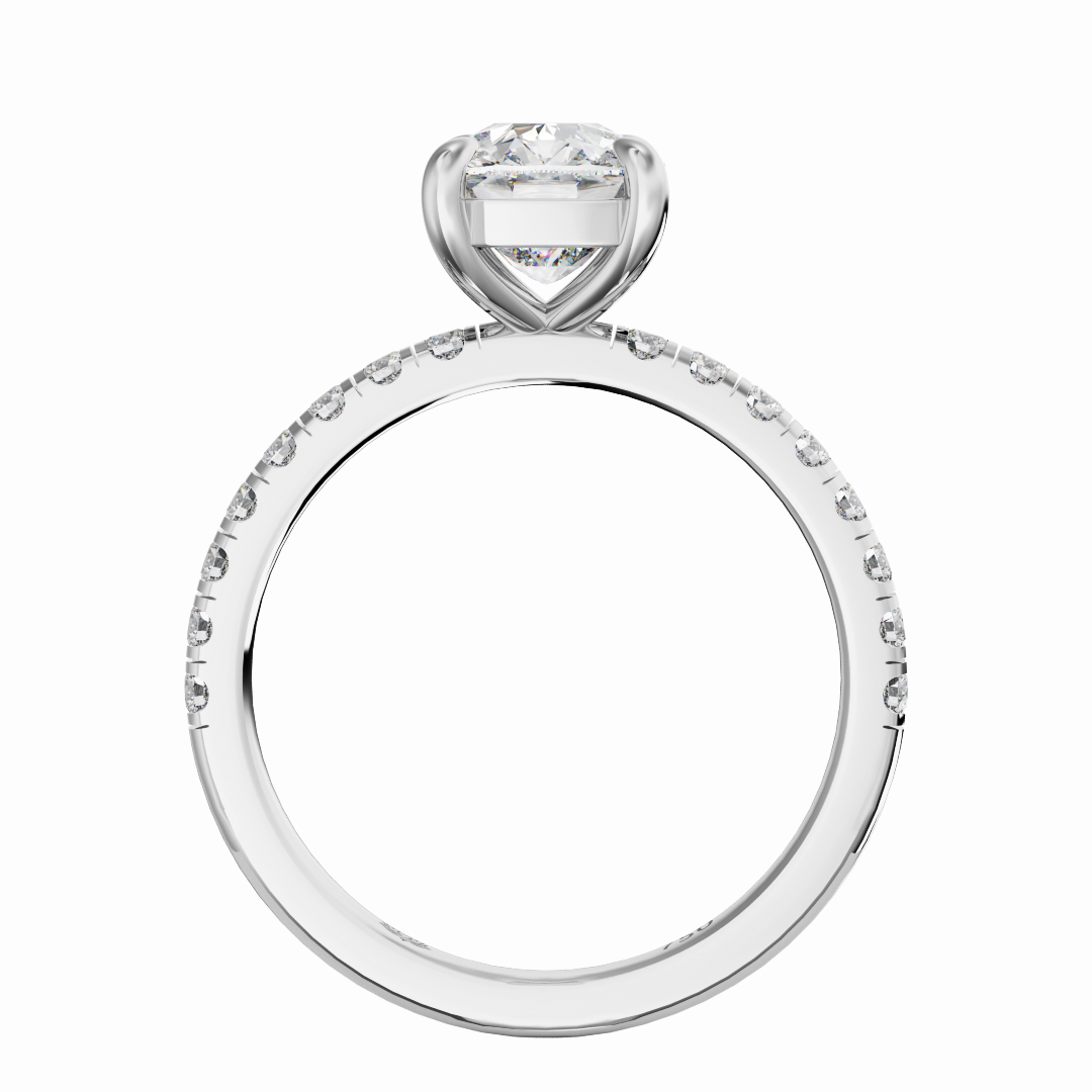 Celeste Velour Cushion Diamond Ring