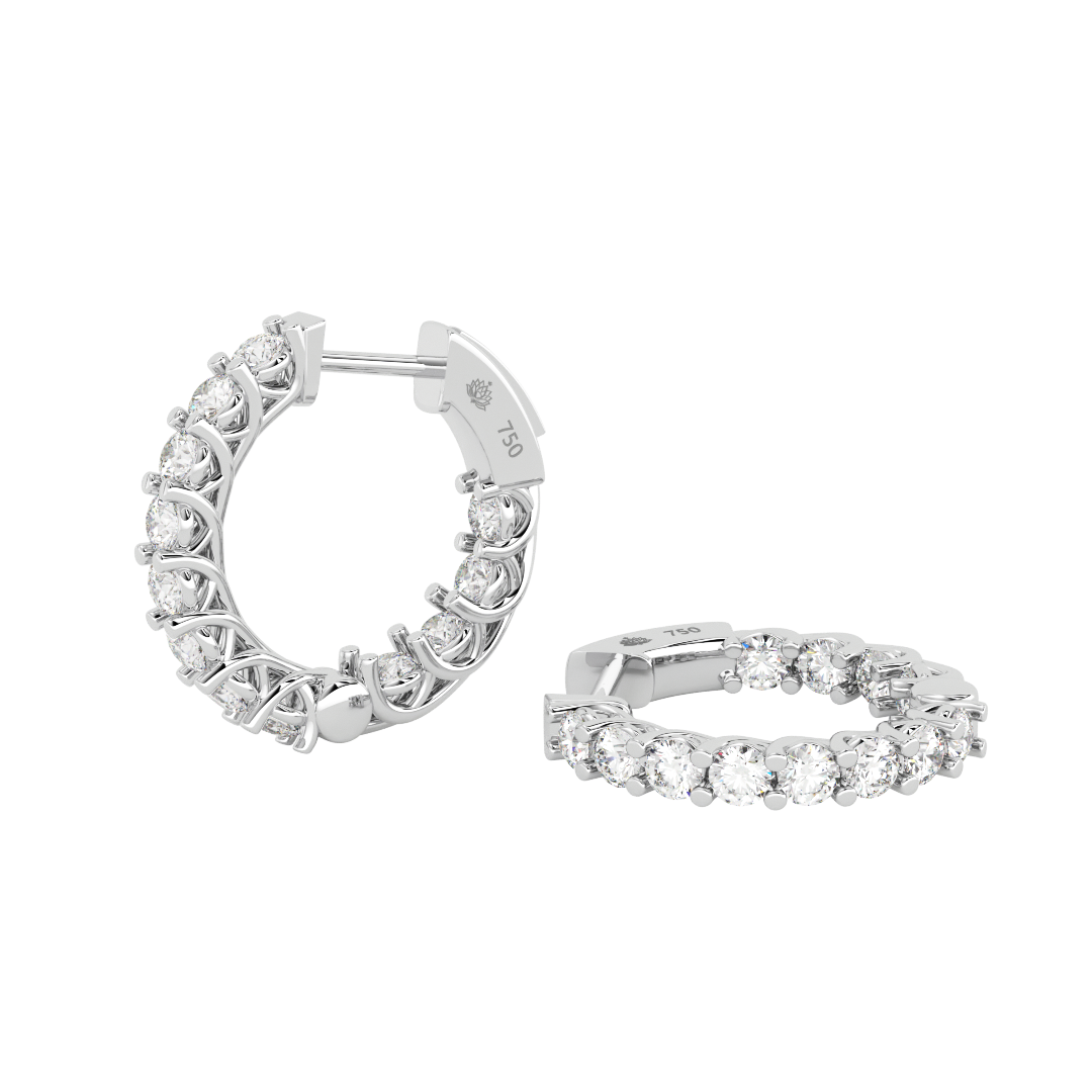 Séverine Inversion Diamond Earrings