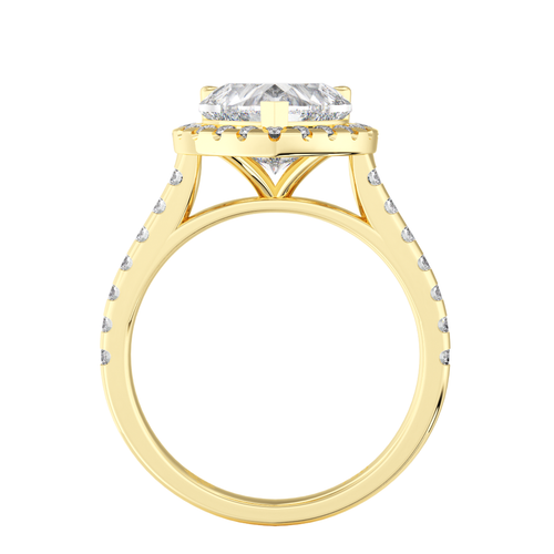 Load image 1 in gallery view. Brigitte Heart Shaped Diamond Engagement Ring