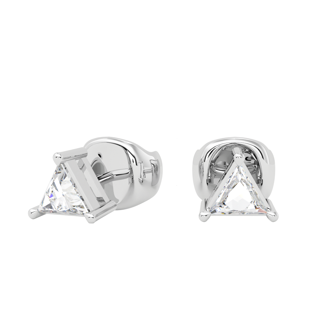 Yvette Trihedral Diamond Earrings