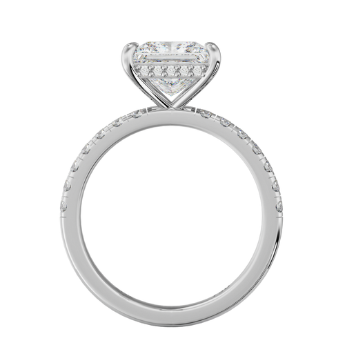 Load image 1 in gallery view. Aurelia Sovereign Princess Cut Solitaire Diamond Ring