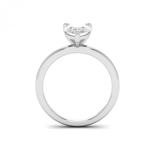 Load image 1 in gallery view. Anaya Solitaire Pear Cut With Diamond Engagement Ring
