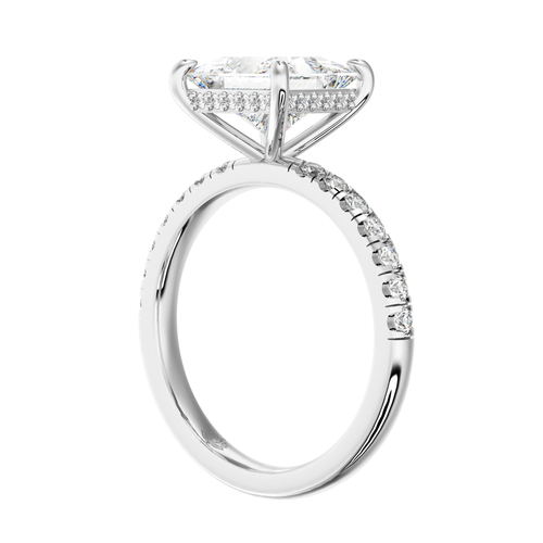 Load image 1 in gallery view. Aurelia Sovereign Princess Cut Solitaire Diamond Ring