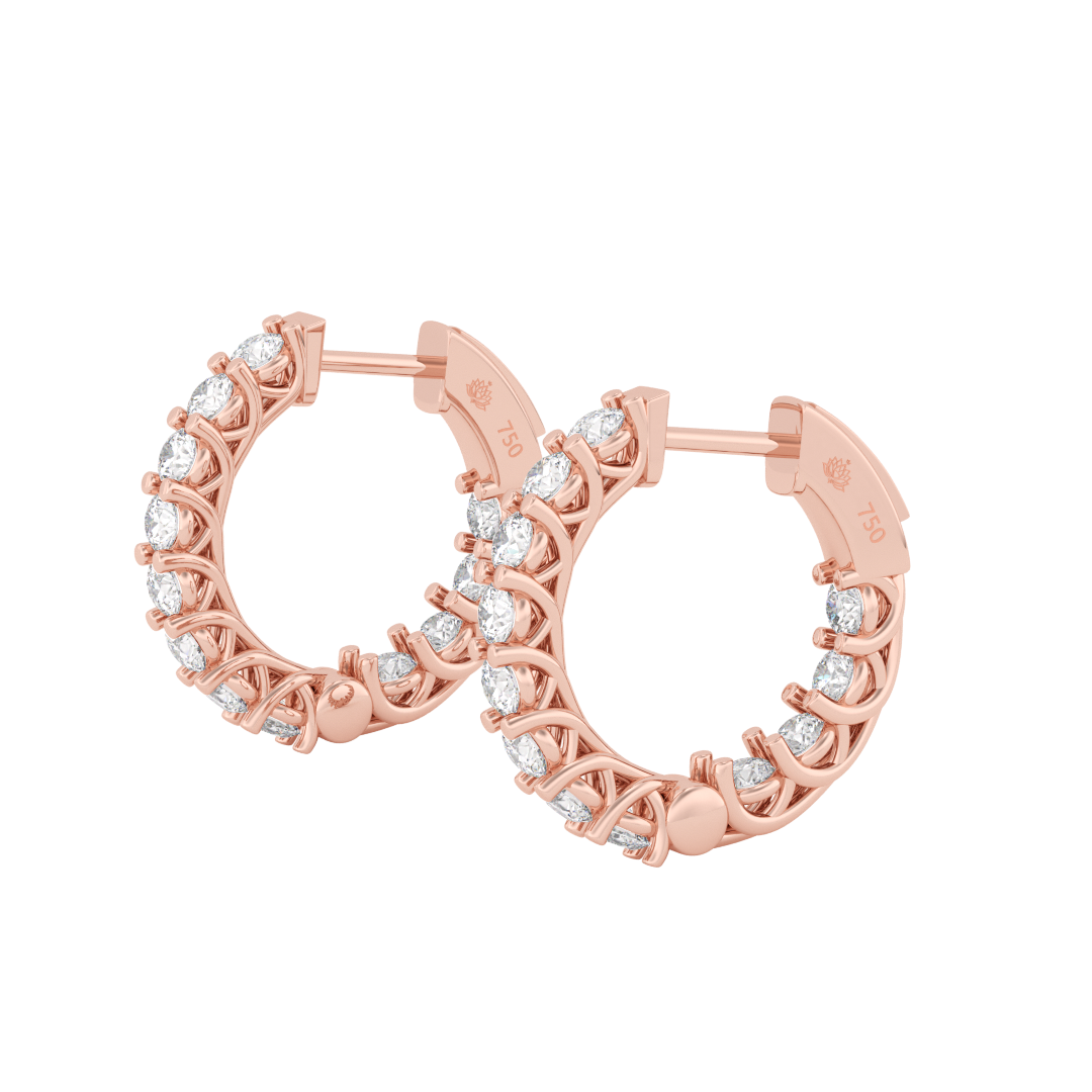 Séverine Inversion Diamond Earrings