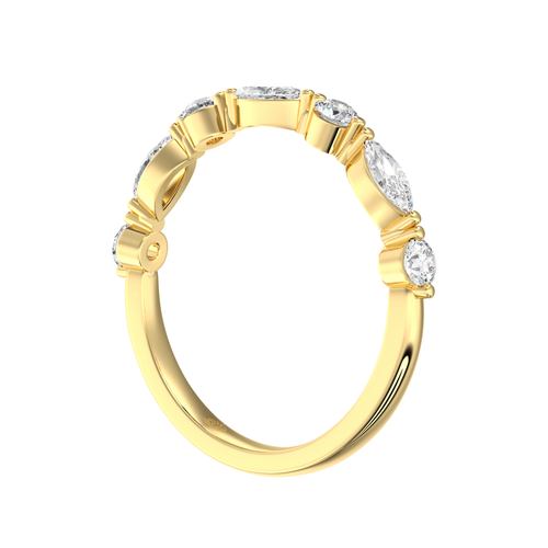 Load image 1 in gallery view. Cassandra 2 Stone Diamond Wedding Band