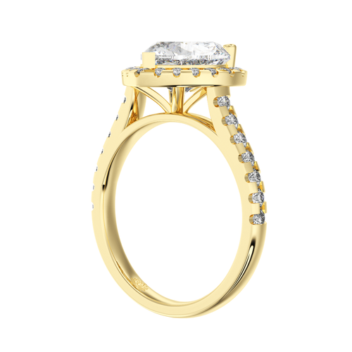 Load image 1 in gallery view. Brigitte Heart Shaped Diamond Engagement Ring