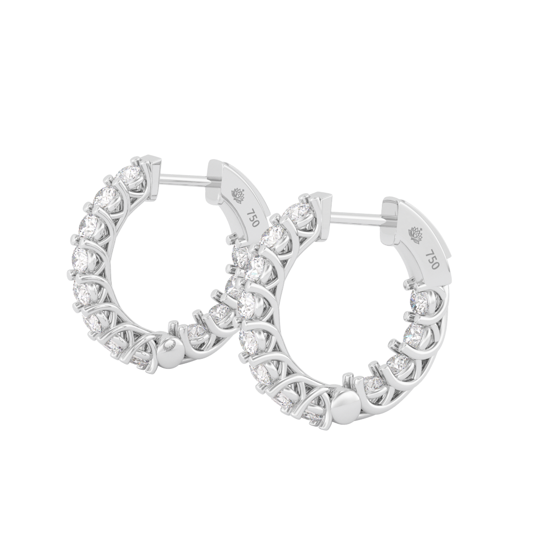 Séverine Inversion Diamond Earrings