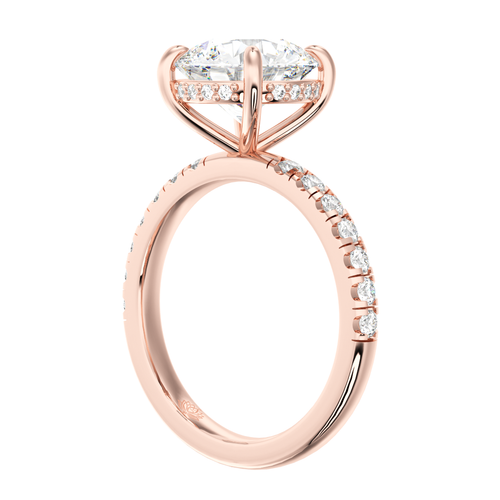 Load image 1 in gallery view. Beatrice Luminescence Round Diamond Ring