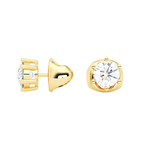 Load image 1 in gallery view. Fleur Magnificence Diamond Earrings