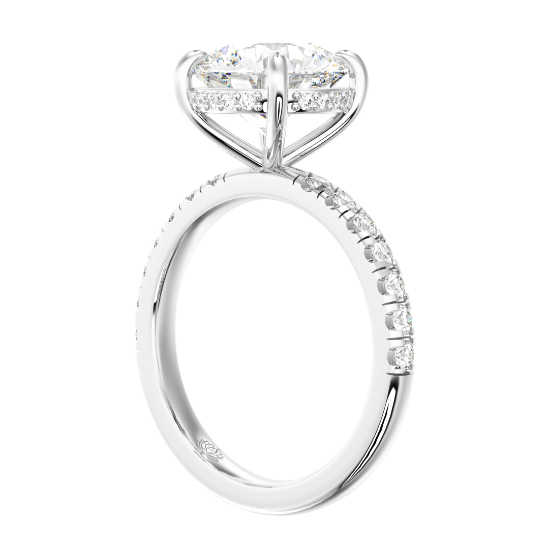 Beatrice Luminescence Round Diamond Ring