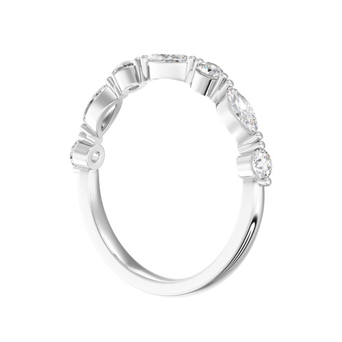 Load image 1 in gallery view. Cassandra 2 Stone Diamond Wedding Band