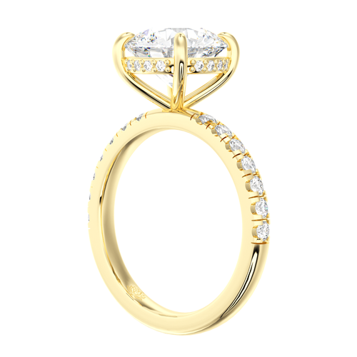 Load image 1 in gallery view. Beatrice Luminescence Round Diamond Ring