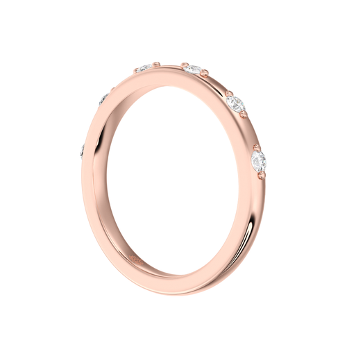 Load image 1 in gallery view. Serenity Round Spaced Diamond Band