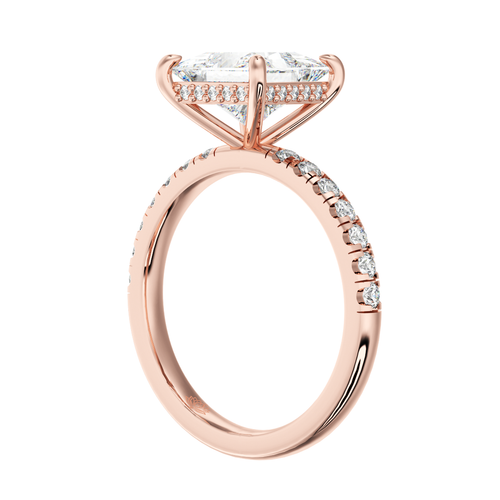 Load image 1 in gallery view. Aurelia Sovereign Princess Cut Solitaire Diamond Ring