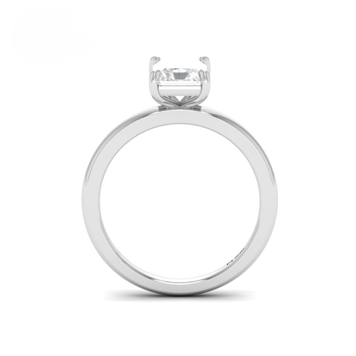 Load image 1 in gallery view. Anaya Solitaire Radiant Cut With Diamond Engagement Ring