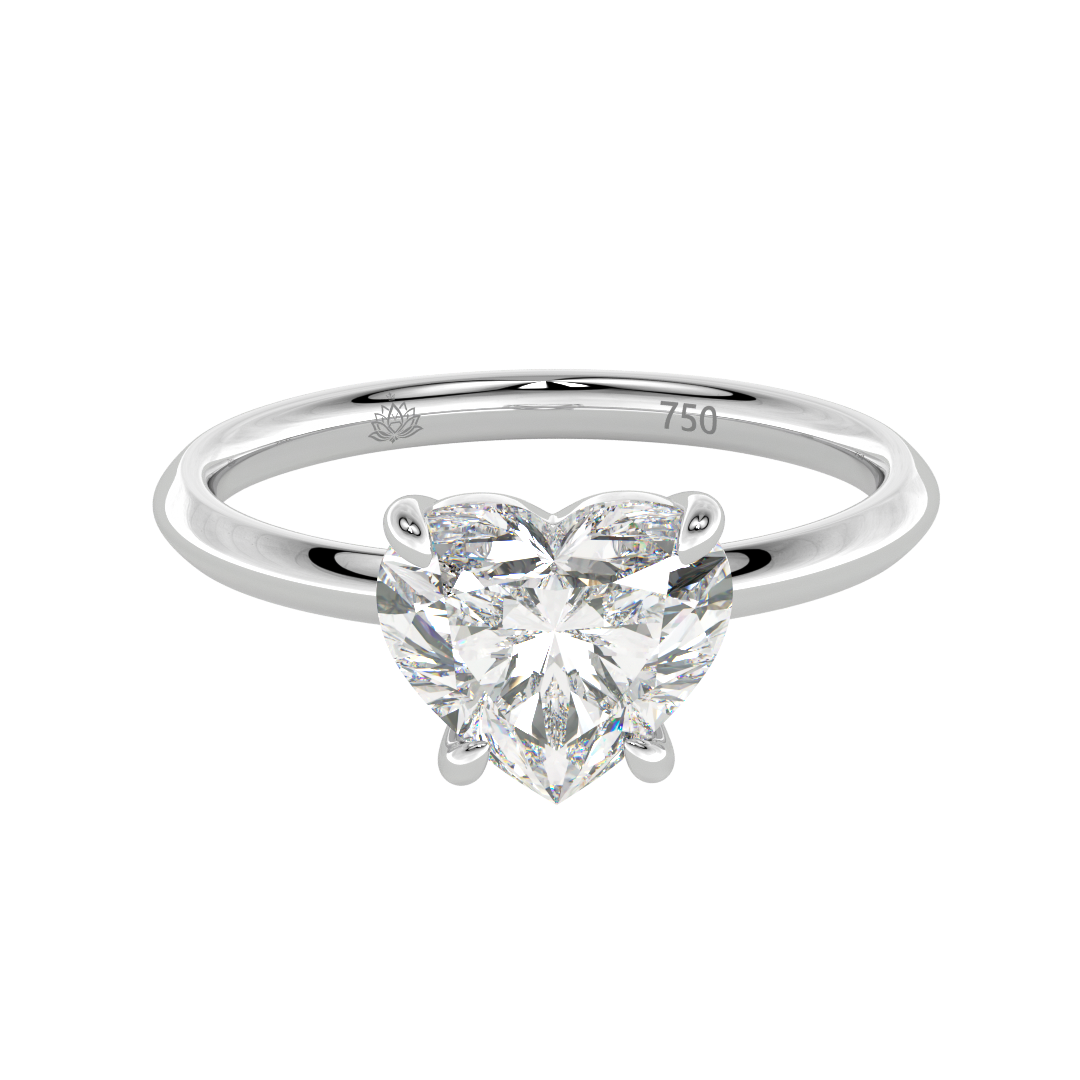 Fabienne Heart Diamond Engagement Ring