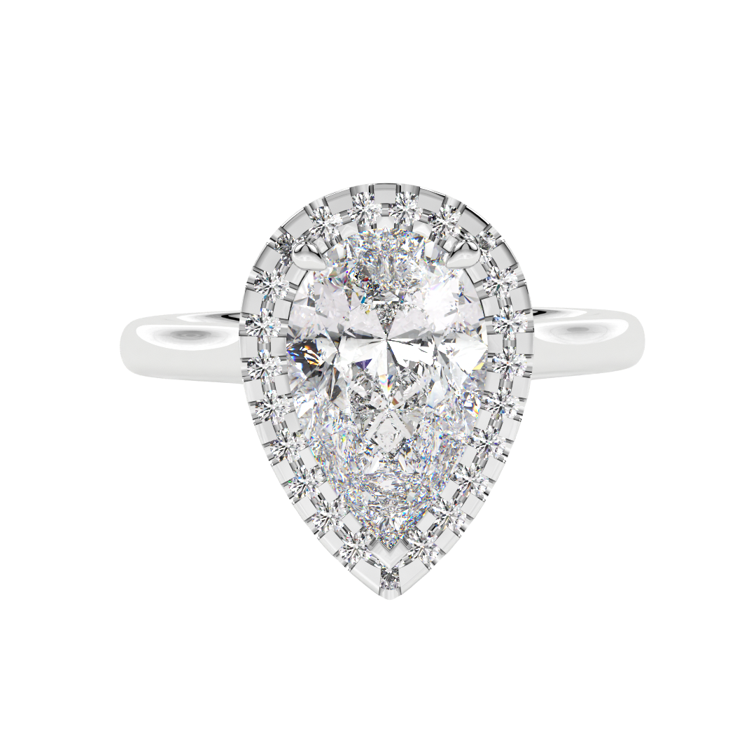 Émilie Pear Cut Diamond Engagement Ring