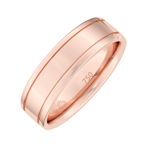 Load image 1 in gallery view. Sterling Grooved Matte Men's Band