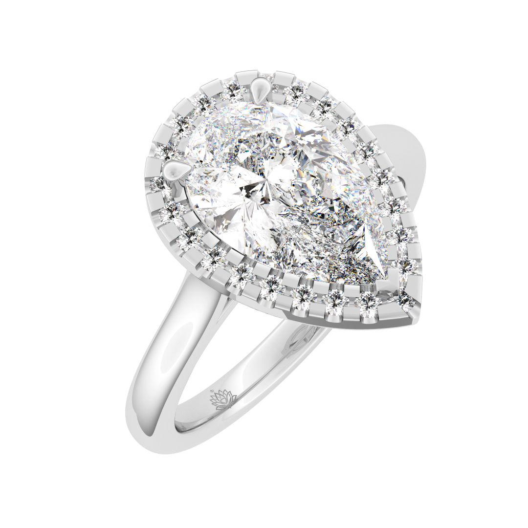 Émilie Pear Cut Diamond Engagement Ring