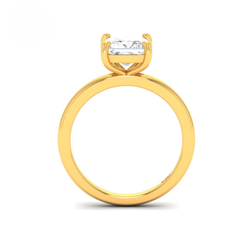 Load image 1 in gallery view. Anaya Solitaire Princess Cut With Diamond Engagement Ring