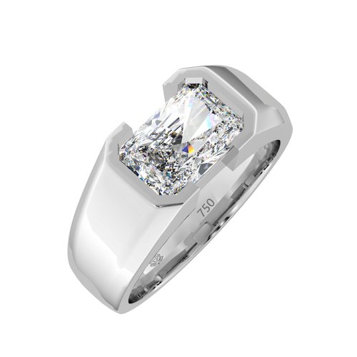 Load image 1 in gallery view. Fitzgerald 2ct Radiant Cut Diamond Ring for Modern Men