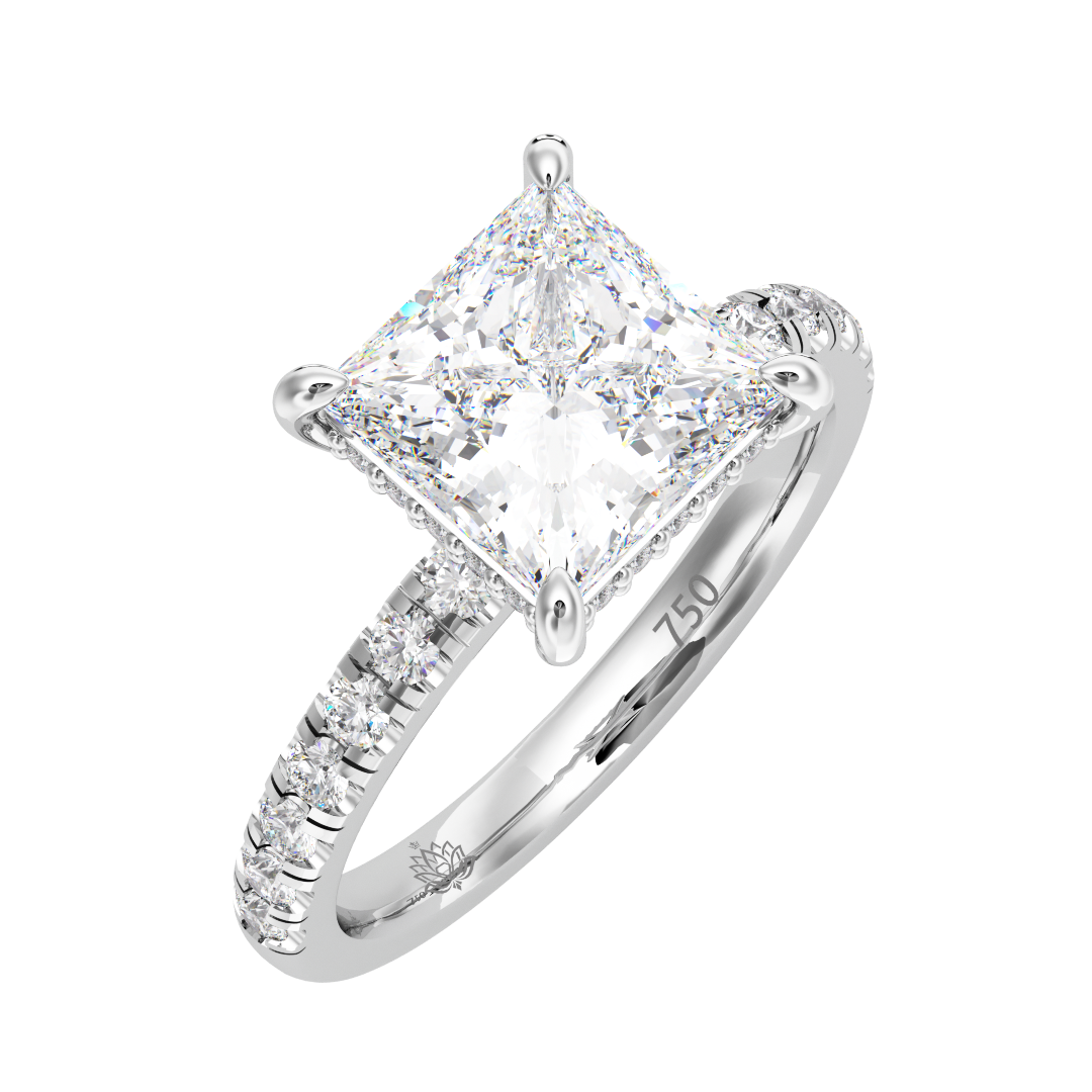 Aurelia Sovereign Princess Cut Solitaire Diamond Ring