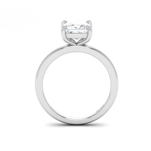 Load image 1 in gallery view. Anaya Solitaire Princess Cut With Diamond Engagement Ring
