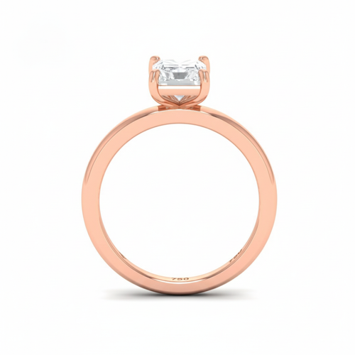 Load image 1 in gallery view. Anaya Solitaire Radiant Cut With Diamond Engagement Ring