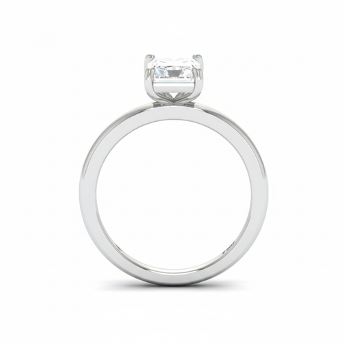 Load image 1 in gallery view. Anaya Solitaire Radiant Cut With Diamond Engagement Ring