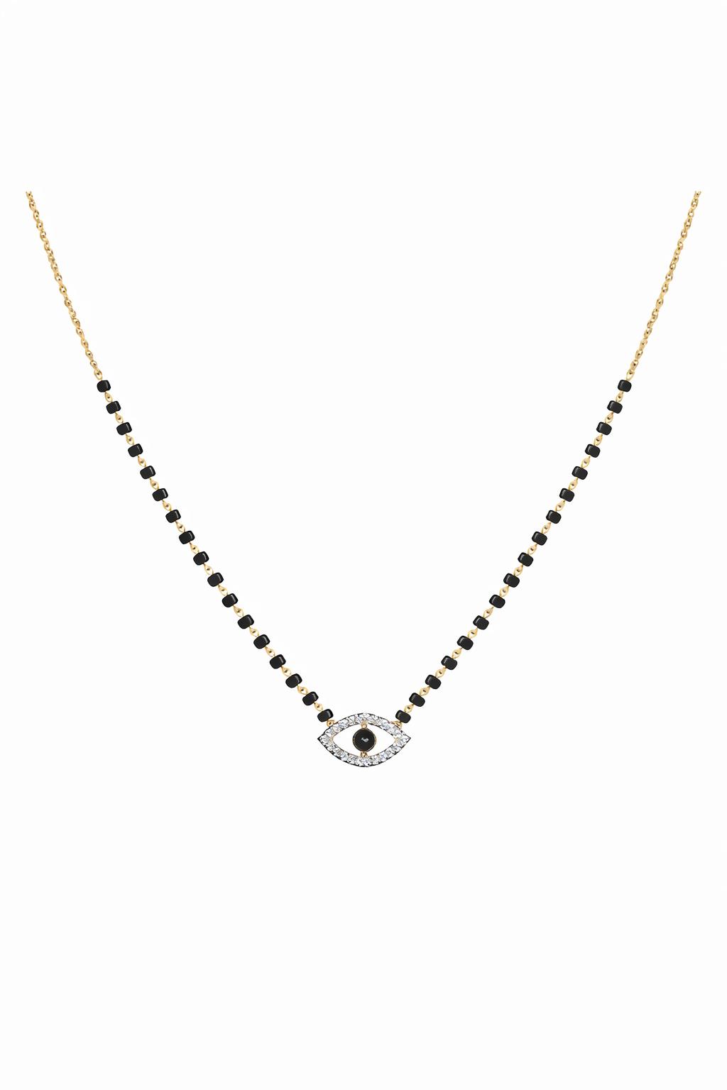 Anaya Evil Eye Magalsutra Necklace