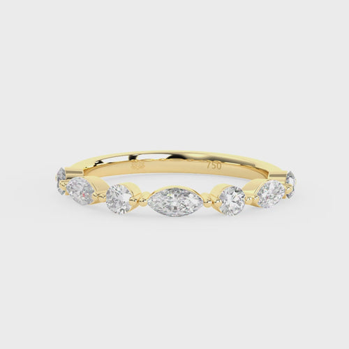Load image 1 in gallery view. Cassandra 2 Stone Diamond Wedding Band