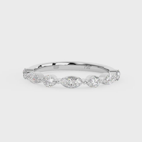 Load image 1 in gallery view. Cassandra 2 Stone Diamond Wedding Band